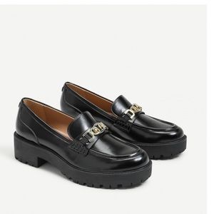 Sam Edelman Teagan Black Platform Loafers
